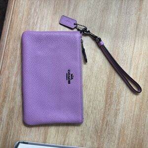 Coach Lavender Wristlet